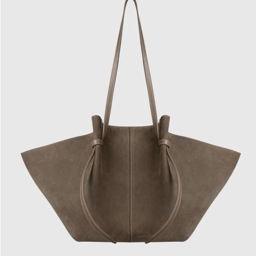 Yuzefi Large Mochi | Taupe Suede